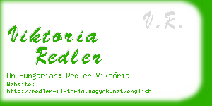 viktoria redler business card